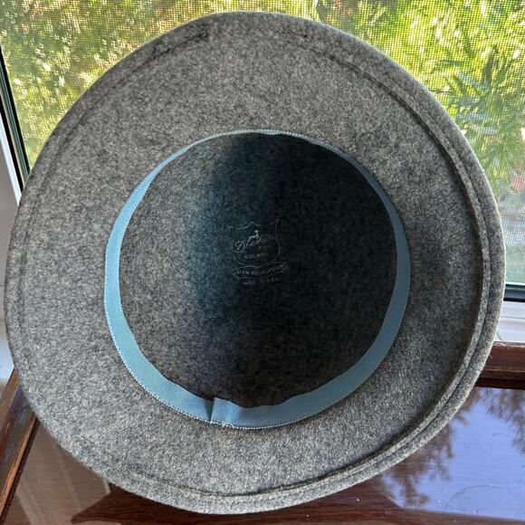 Vintage Bollman Hat Co. Gray Wool Cloche Fedora Unisex - Picture 3 of 16